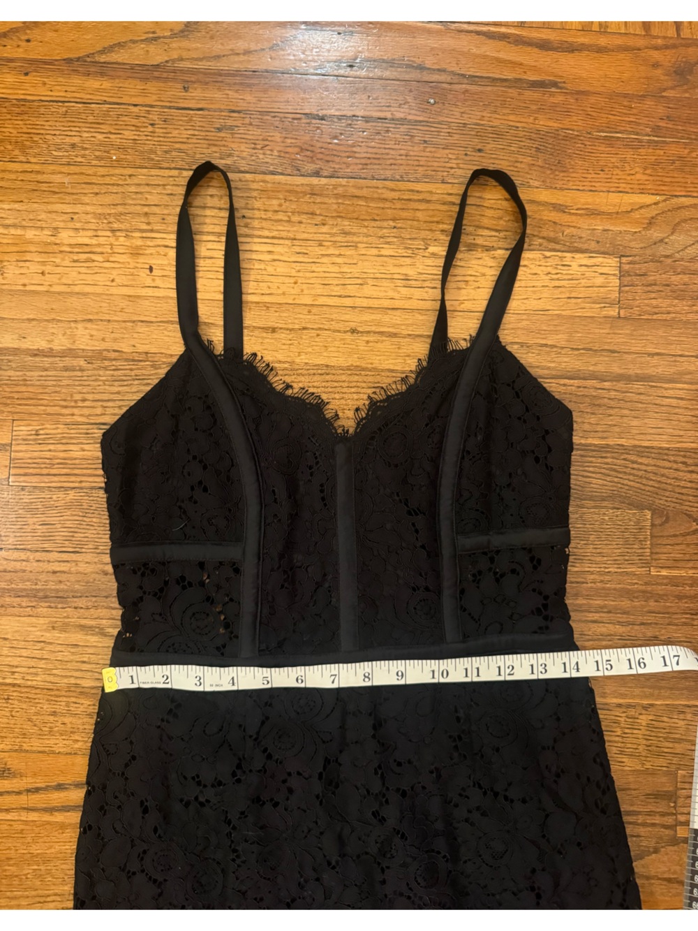 Express Black Lace Bustier Corset Paneled Bodycon Pencil Dress size 6 nwt - Picture 9 of 12